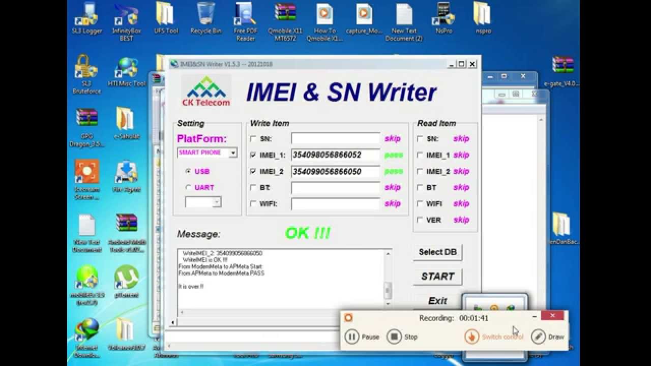 imei and sn writer tool
